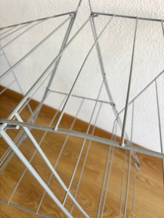 Tendedero de ropa metálico plegable
