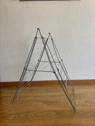 Tendedero de ropa metálico plegable