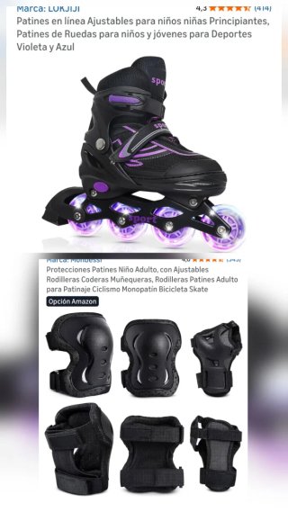 Patines en línea ajustables nuevos
