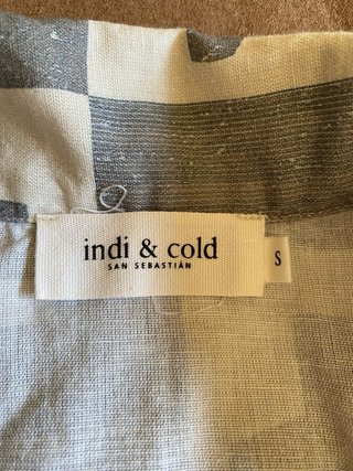 Vestido Indi & Cold Algodón Gris Talla S