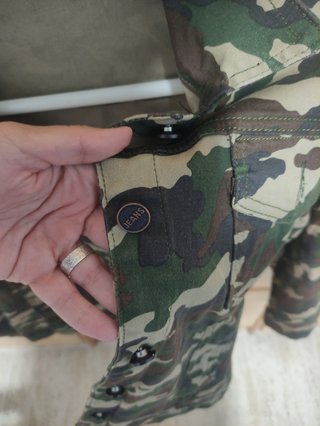 Chaqueta camuflaje militar talla M