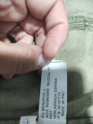 Chaqueta camuflaje militar talla M