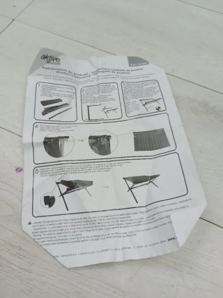 Mesa plegable para camping AKTIVE