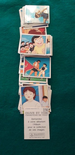 Cromos Olive et Tom Champions de Foot. 124 cromos