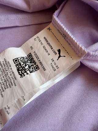 Camiseta deportiva Puma Training lila mujer