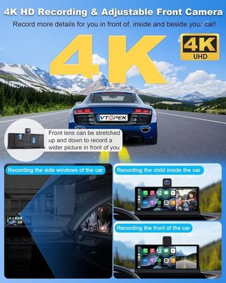 Pantalla 10,26 pul 4K Carplay Cámara Frontal NUEVA