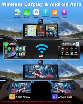 Pantalla 10,26 pul 4K Carplay Cámara Frontal NUEVA