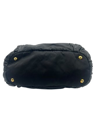 Bolso Prada Negro y Dorado