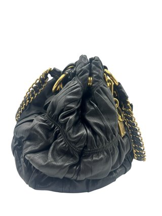 Bolso Prada Negro y Dorado