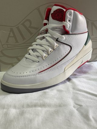 Zapatillas Jordan 2 Blancas y Rojas