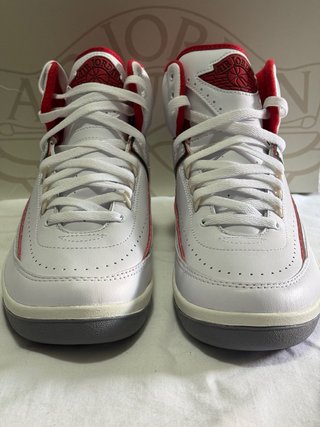 Zapatillas Jordan 2 Blancas y Rojas
