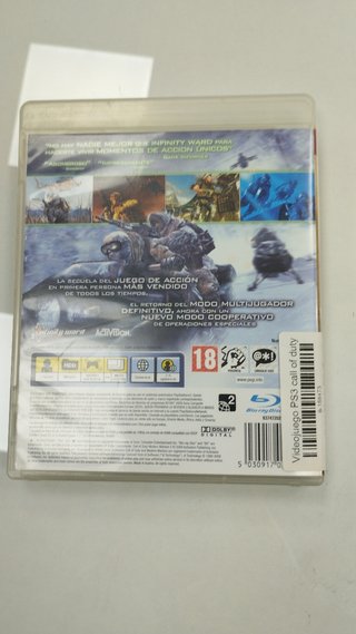 Videojuego PS3 call of duty