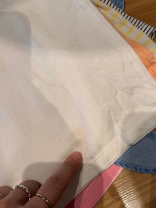 Lote 7 camisetas de manga corta niña T. 5/6 años