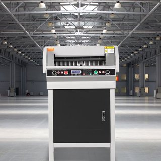 Cortadora de Papel Eléctrica de 18" 450mm Máquina de Corte de Oficina Pesada