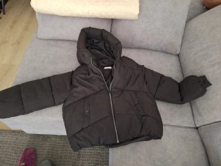 Abrigo MANGO Teen Negro.