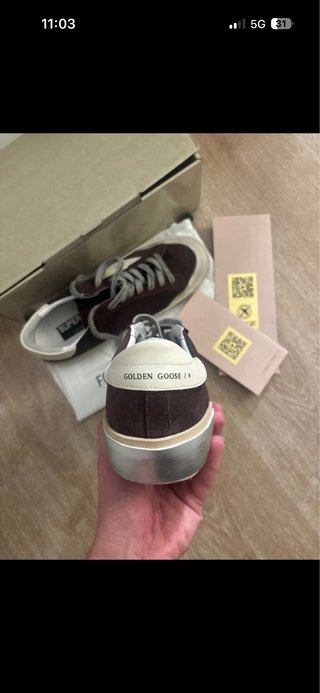 Golden Goose Superstar Marrones y Blancas