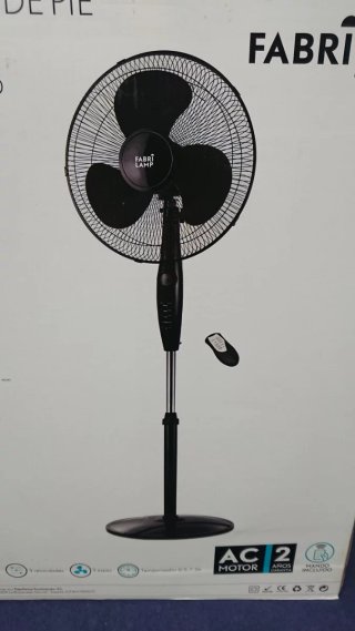 Ventilador de pie como mando a distancia