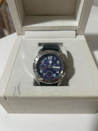 Reloj LOTUS juvenil azul y plateado