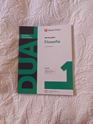 Libro escolar de Vicens Vives. Filosofía