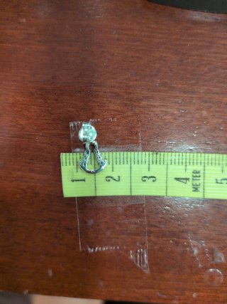 Pendientes Plata 925 Virgen del Rocío pequeños