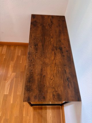 Escritorio Industrial Madera y Metal