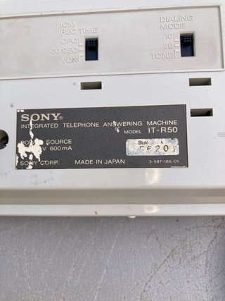 Teléfono contestador SONY IT-R50
