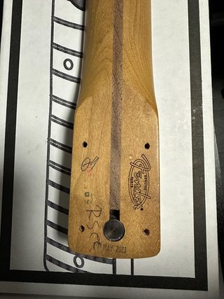 Mástil Fender Original con Clavijero Fender Origin