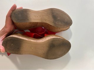 Sandalias Stradivarius Rojas Talla 37