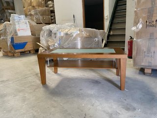 Mesa de centro madera y cristal