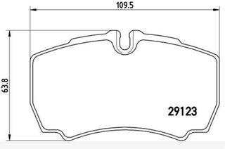 Brembo Juego Pastillas Freno