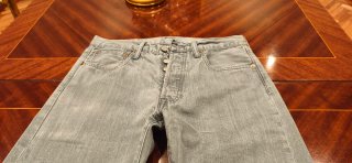 LEVI'S 501 AZUL TURQUESA LAVADO A LA PIEDRA, W32.