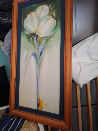 Cuadro Flores Tulipanes 80x40