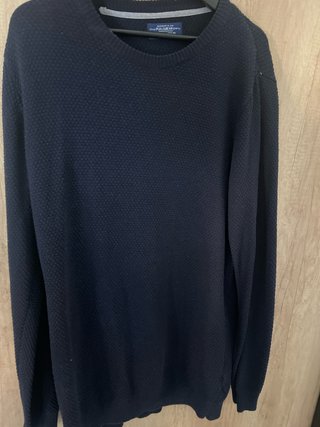 Jersey Pull&Bear Azul Texturizado