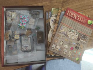 Juego de mesa Newton