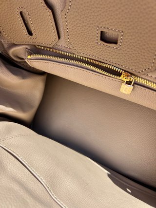 Bolso cuero Beige Dorado