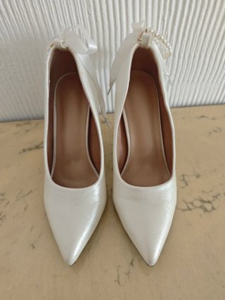 Zapatos de Novia Blancos Talla 38