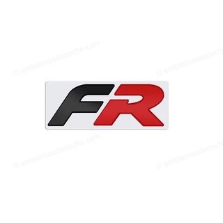 Emblema Logo FR para porton trasero de Seat