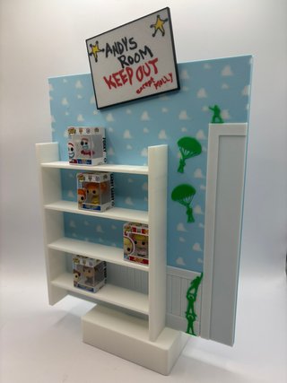 Expositor Bitty Pop Toy Story Andy’s Room