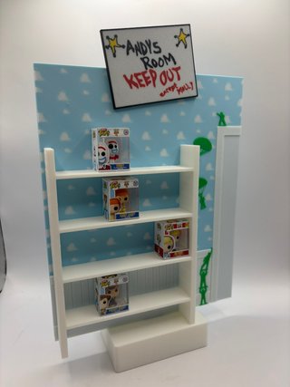 Expositor Bitty Pop Toy Story Andy’s Room