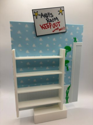 Expositor Bitty Pop Toy Story Andy’s Room