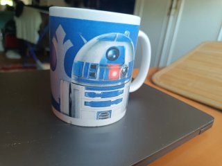Tazas Star Wars Yoda y R2-D2