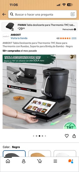 ANBOXIT Tabla Deslizante Thermomix TM7