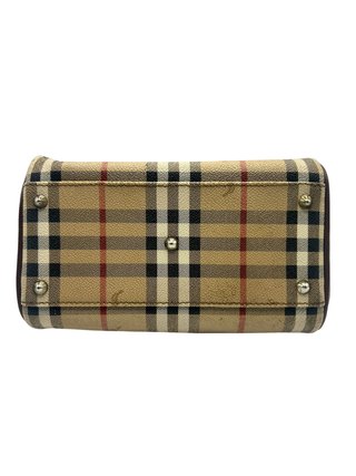 Bolso Burberry Clásico Check Marrón Beige