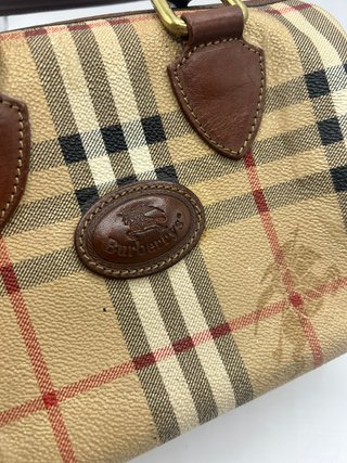 Bolso Burberry Clásico Check Marrón Beige