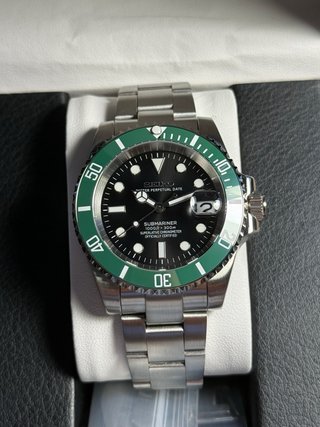Seiko Mod Submariner Starbucks 40mm