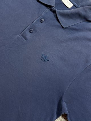 Adidas polo vintage azul marino XL 80s