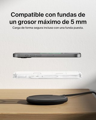 Belkin Cargador Inalámbrico 15W Base Qi