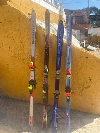 Esquís Dynastar, Salomon y X-Free