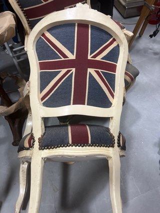 Sillón estilo inglés Union Jack