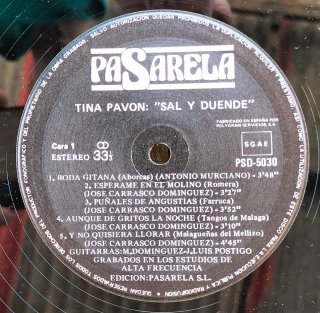 Lp Tina Pavón Sal y duende